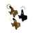 Cowhide Keychains - Texas Cowhide Keychains - Texas