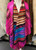 Alpaca Wool Blend Pancho - Fuchsia Alpaca Wool Blend Pancho - Fuchsia