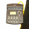 Bose ToneMatch audio engine control panel with four channel trims, effects controls, display, mute buttons, and master volume. card