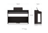 RP701-DR Digital Home Piano Dark Rosewood Measurements