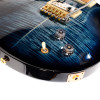 PRS Santana Retro - 10 Top, Whale Blue w/ Black Wrap Burst Knobs Sideview