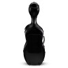 Eastman CACL50 Carbon/Polycarbonate Cello Case - Black, 4/4