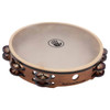 SoundArt Series Tambourine Dbl. row 10" - Chromium 25 jingles, Calf Head