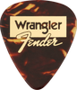Fender® and Wrangler® Picks, 351 Shape, Medium, Tortoiseshell, (8)