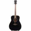 Yamaha FG-TA TransAcoustic Dreadnought Acoustic-Electric Guitar - Black Front