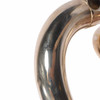 Close-up of cosmetic dent on Yamaha YMP-204MS silver-plated tubing card
