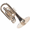 Yamaha YMP-204MS Marching Mellophone with Case - Silver Plated - Used card
