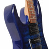 Ibanez Gio GRX70QAL Left-handed Electric Guitar - Transparent Blue Burst w/Bag USED Side