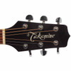 Takamine EF325SRC Japanese Acoustic Electric Guitar in Transparent Red with Case USED