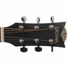Laguna LG300CE BKS Solid Top Acoustic Electric Guitar with Case Used Head Front