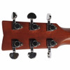 Rear headstock close-up of the Yamaha FS800J acoustic guitar showing the chrome tuning machines and neck. card