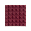Gator Cases 8 Pack of Burgundy 12×12″ Acoustic Pyramid Panel