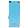 Rear view of the MXR Sugar Drive overdrive effects pedal showing the blue enclosure and base plate. card