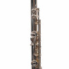Close-up side view of Gemeinhardt 3SHB flute keywork and mechanism. card
