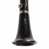 Close-up of the Yamaha 450N clarinet bell with the Yamaha logo and "Established in 1887" marking. card