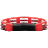 Meinl Percussion Headliner® Series Hand Held ABS Tambourine, Dual row, Red, Stainless steel jingles