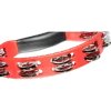 Meinl Percussion Headliner® Series Hand Held ABS Tambourine, Dual row, Red, Stainless steel jingles