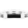 Meinl Percussion Headliner® Series Hand Held ABS Tambourine - White