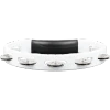 Meinl Percussion Headliner® Series Hand Held ABS Tambourine - White