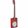Front angle of cigar box guitar card