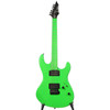 Front of Dean Custom Zone Electric Guitar Nuclear Green with Whammy Bar & Gigbag Used