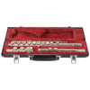 Yamaha YFL-385 Intermediate Flute with Solid Silver Head Joint Used Case Interior