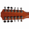 Rear view of the Taylor chrome tuning machines on the 2007 Taylor 355ce 12-string acoustic-electric guitar. card