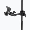 Side of On Stage Smartphone Holder for Mic Stands