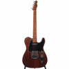 Full front view of the 2007 Fender Custom Shop Limited Release Rosewood Telecaster electric guitar with rosewood body, neck, and black pickguard. card