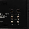 Close-up of the rear panel line outputs and stereo effects loop send and return connections on the used Fender 2021 Mustang GTX50 amplifier. card