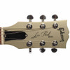 Close-up of the headstock on a used 2023 Gibson Les Paul Modern electric guitar showing the Gibson logo, Les Paul Model script, and tuning machines. card
