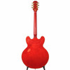 Full rear view of the Epiphone 2022 150th Anniversary Sheraton semi-hollow electric guitar in Cherry. card