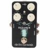 Electro-Harmonix Oceans 11 Reverb guitar effects pedal front view showing Mode, FX Level, Time, and Tone controls. card