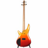 Full rear view of the Ibanez Soundgear SR300E bass guitar showing the five-piece neck and rear electronics cover. card