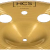 Close-up of the bell and cutout pattern on the Meinl HCS 16-inch Trash China cymbal. card