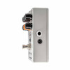 Side view of the MXR M310 Texture Effects pedal showing the input jack, power input, control knobs, and footswitch. card