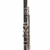 Rear view of the flute body highlighting the key mechanism and rod assembly. card