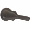 Exterior of the black Epiphone hardshell guitar case included with the used 2023 USA Casino electric guitar. card