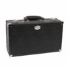 Closed black Buffet Crampon hard clarinet case. card