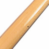 Close-up of back of maple bass neck showing light scratches and finish wear. card