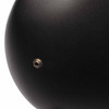 Close-up of Ovation Custom Balladeer output jack mounted in the textured black roundback body. card