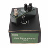 MXR Carbon Copy Mini analog delay pedal displayed on its original box, showing controls, footswitch, input jack, and Bright switch. card