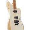 SBS Steve Brown Sound VS200 Relic Floyd Rose Electric Guitar with Case - White card
