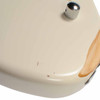 SBS Steve Brown Sound VS200 Relic Floyd Rose Electric Guitar with Case - White card