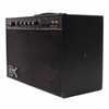 Angled front view of Gallien-Krueger 250ML amplifier showing the grille, controls, top handle, and right side panel with light edge wear. card