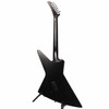 Full rear view of the black Epiphone Extura Prophecy showing the neck and back of the body. card
