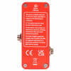 Rear view of the Pico POG showing the 9VDC 100mA power specification, compliance markings, and side jacks. card