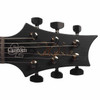 Front headstock close-up showing the PRS Custom logo, signature, and black tuning machines. card