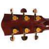 Rear headstock view showing wood grain and six gold Gotoh tuning machines. card