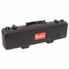 Closed black Selmer flute case with red logo and visible exterior scuffs. card